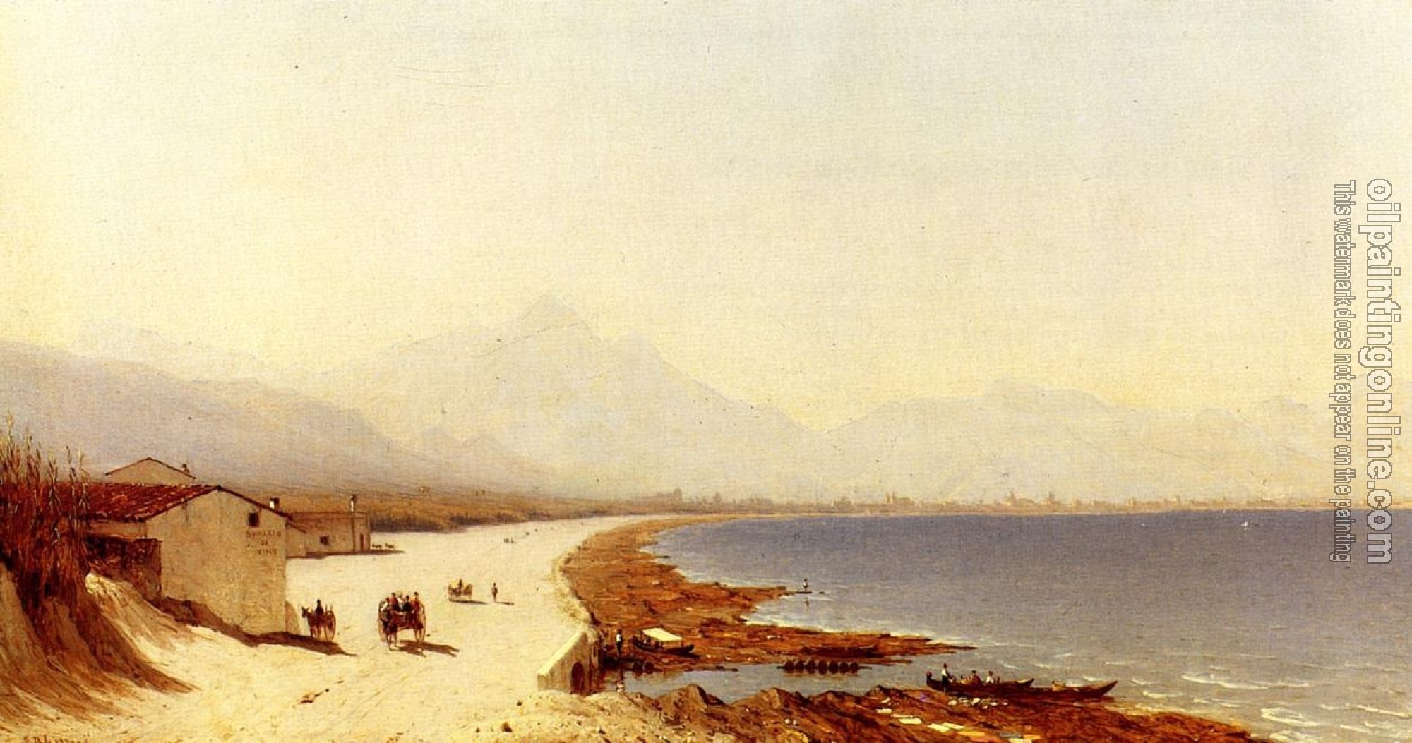 Gifford, Sanford Robinson - The Road by the Sea, near Palermo, Sicily